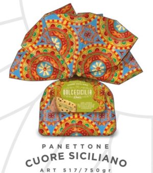 Panettone Cuore Siciliano al Pistacchio 750g